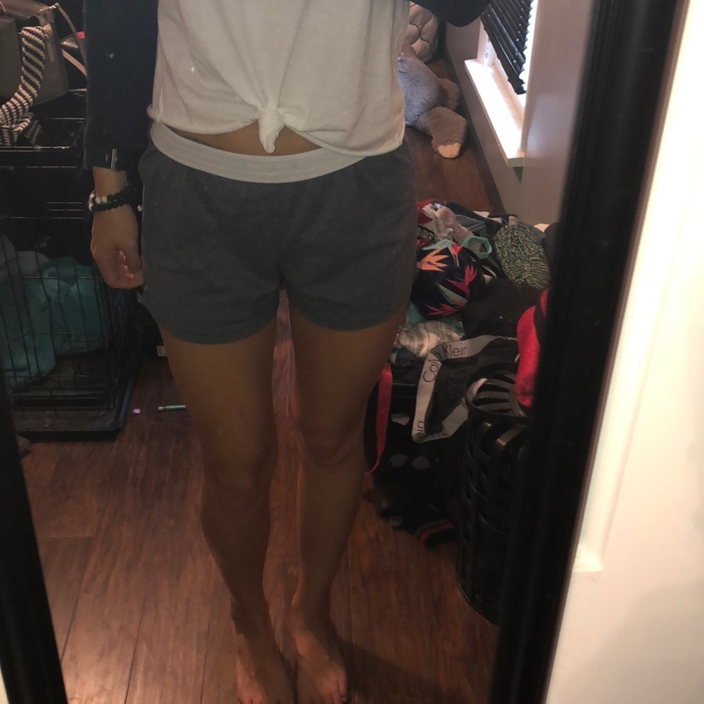 Gray soffe shorts